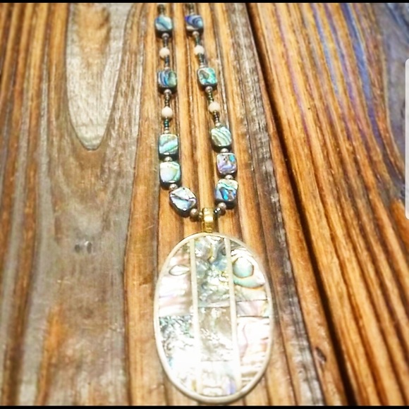 Custom Made Abalone Necklace!!! 🐚 - Picture 3 of 4